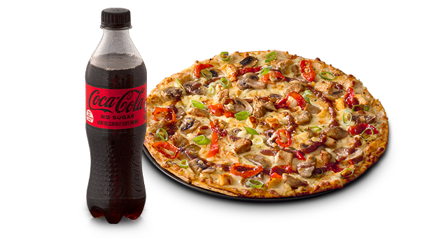 lunch saver pizza and drink