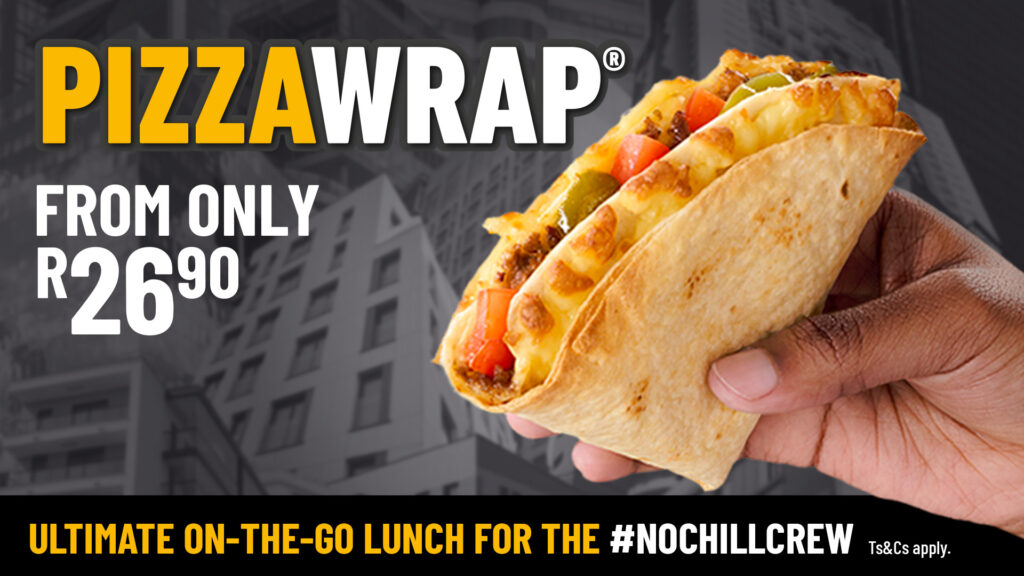 Pizzawrap - ultimate on the go lunch for the #nochillcrew