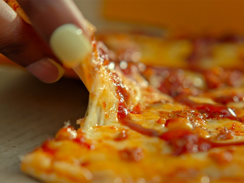 Cheesy real deal pizza